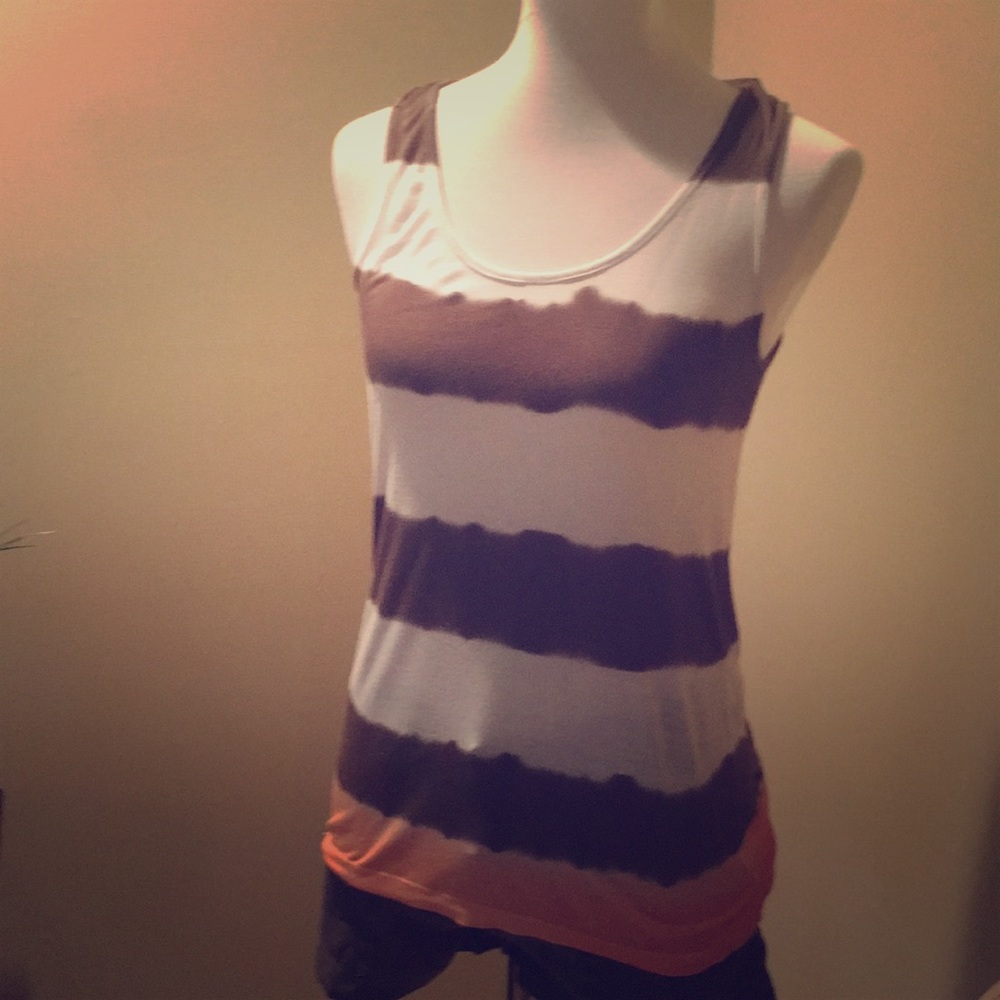 Bright light weight multi colored tank top